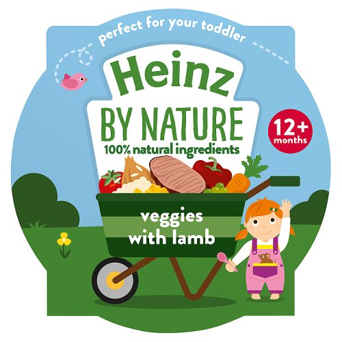 Heinz By Nature Veggies with Lamb Tray 1+ Years 200g pack shot