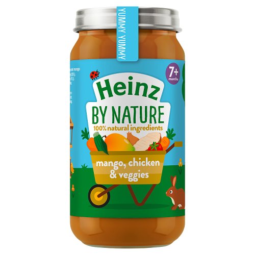Heinz Jar 7m+ Nature Mango Chicken Curry 200g pack shot
