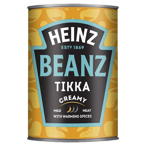 Heinz Beanz Tikka Creamy Ltd 390g pack shot