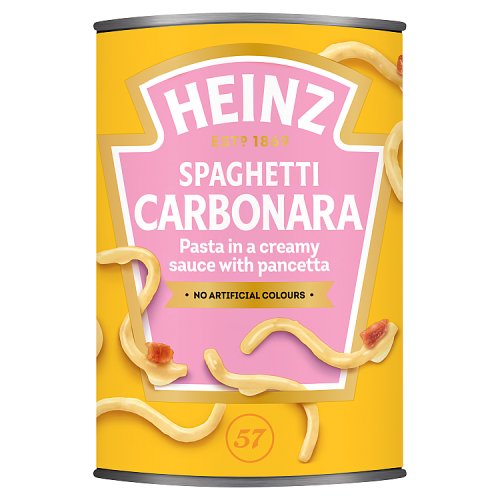 Heinz Spaghetti Carbonara 400ml pack shot