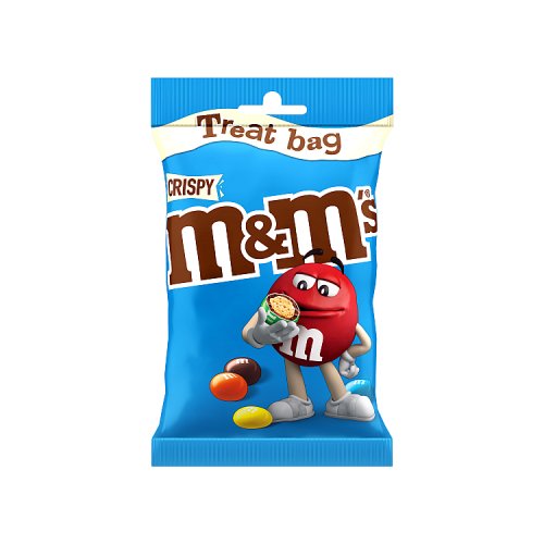 M&Ms Treat Bag Crispy 77g pack shot
