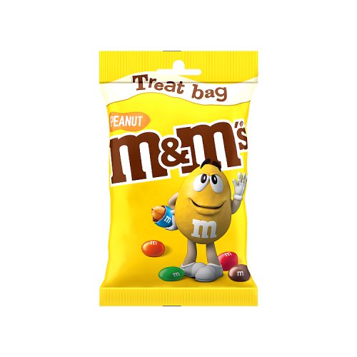 M&Ms Treat Bag Peanut 82g pack shot