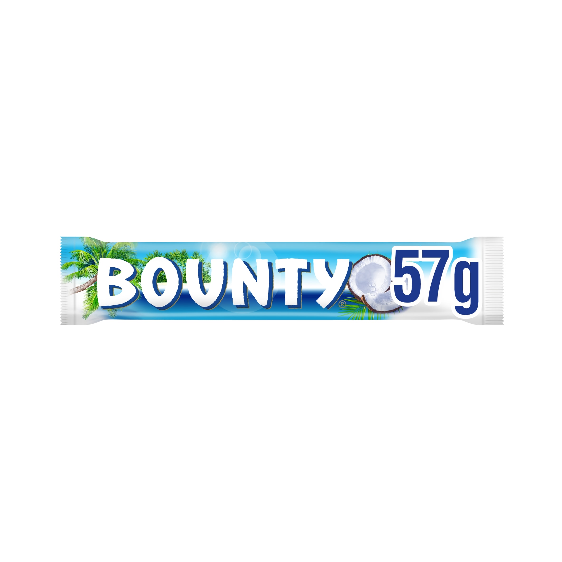 Bounty Chocolate Bar 57g pack shot
