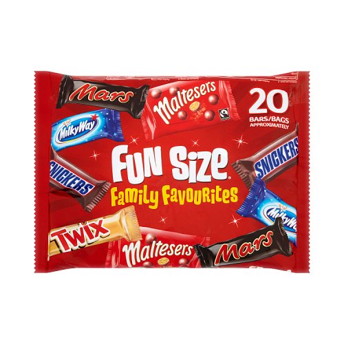 Mars Funsize Family Favourites 358g pack shot