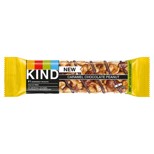 Kind Protein Bar Caramel Chocolate Peanut 40g pack shot
