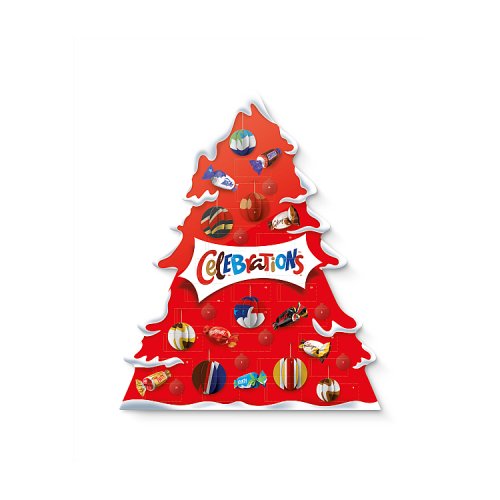 Celebrations Tree Advent Calendar 215g pack shot