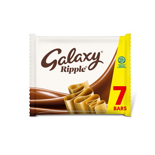 Galaxy Ripple 7pk (7 x 30g) 210g pack shot