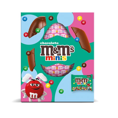 M&Ms Minis Medium Egg 97g pack shot