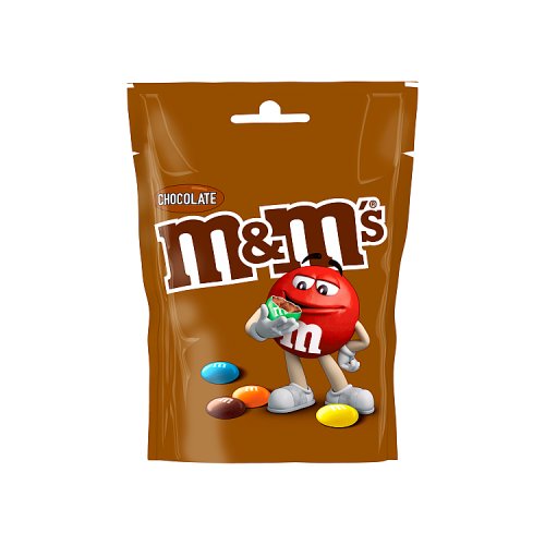 M&Ms Large  Pouch Chocolate 112g pack shot
