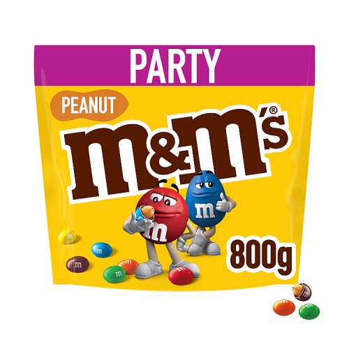 M&Ms Peanut Party Pouch 800g pack shot