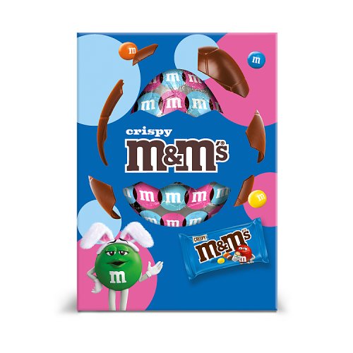 M&Ms Crispy Large Egg 156g pack shot