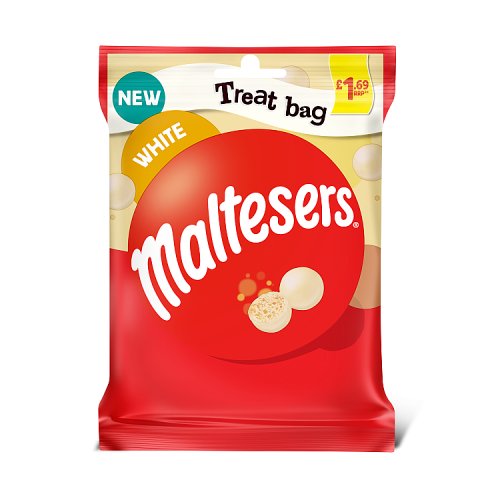 Maltesers Treat Bag White PM £1.69 54g pack shot
