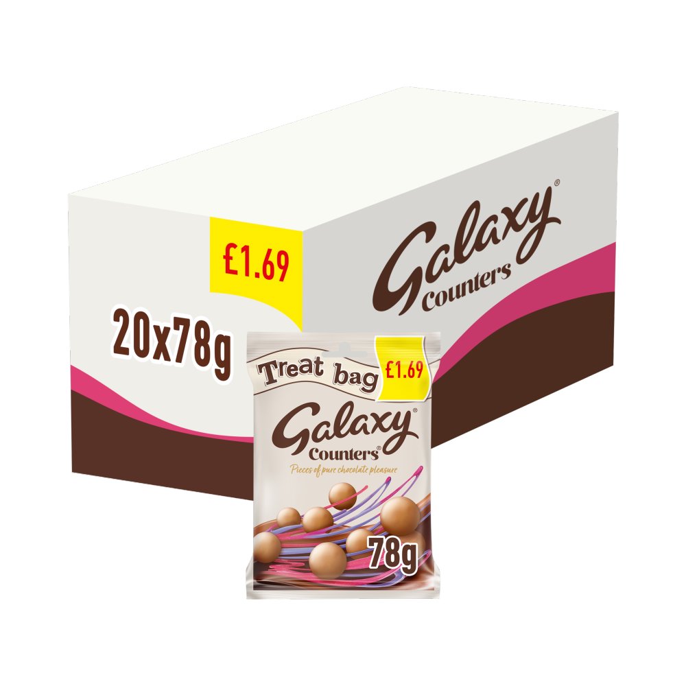 Galaxy Counters Treat Bag 78g PMP pack shot