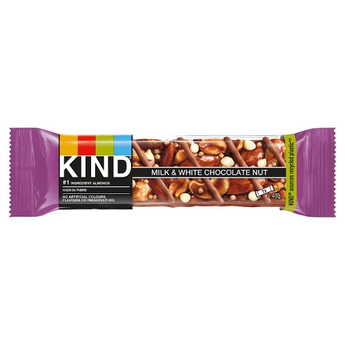 Kind Protein Bar Milk & White Chocolate Nut 40g pack shot
