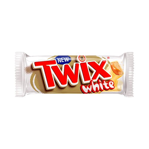 Twix White Chocolate Biscuit Twin Bars 46g pack shot