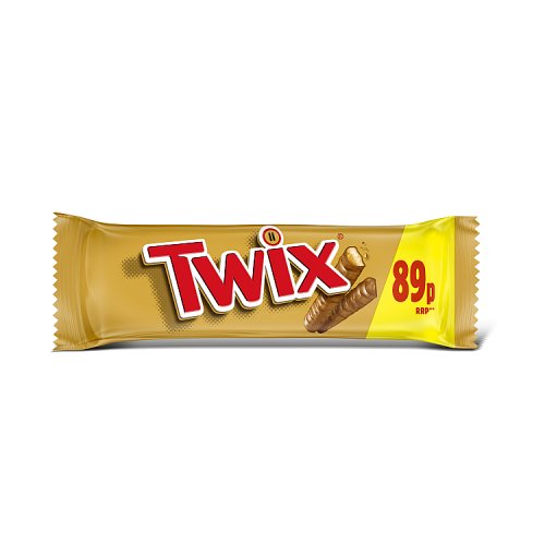Twix Snack Bar PM 89p 50g pack shot