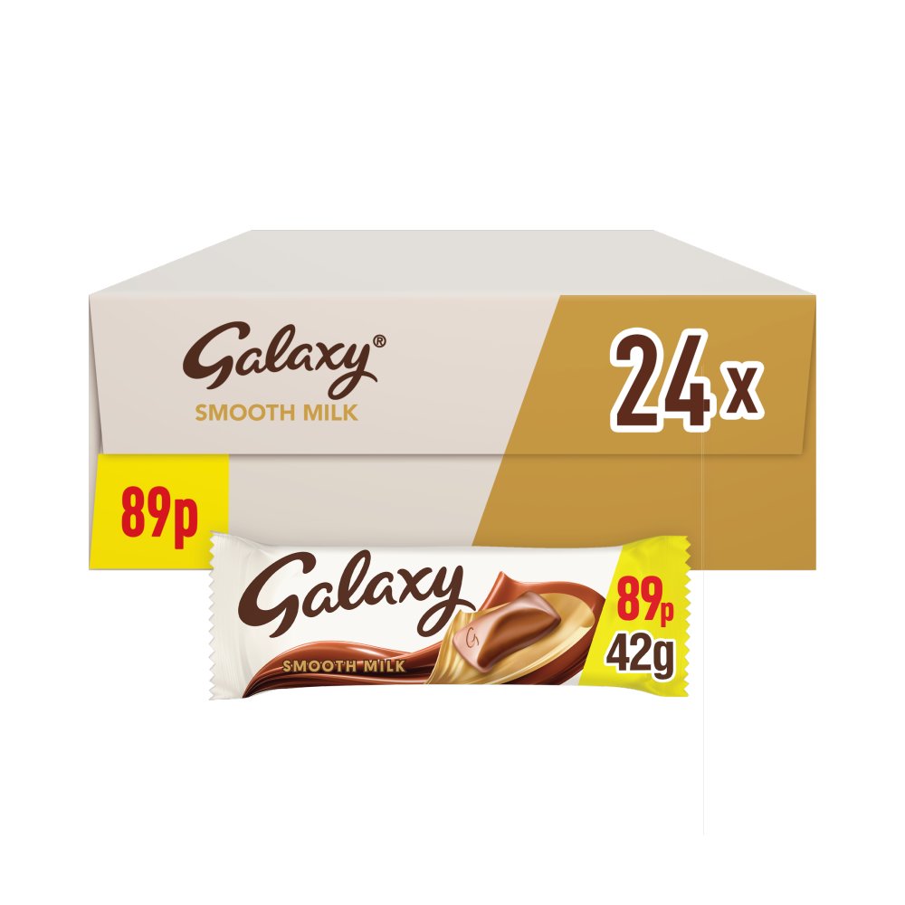 Galaxy Milk Single 42g PMP pack shot