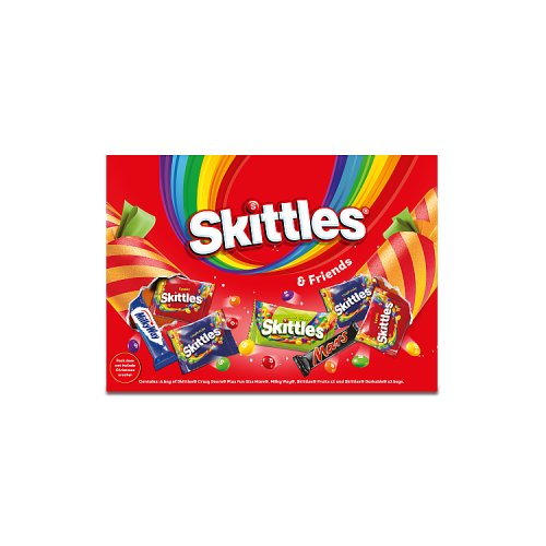 Skittles & Friends Medium Christmas Selection 144g pack shot