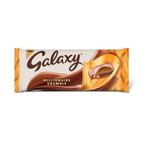 Galaxy Millionaire Crumble 160g pack shot