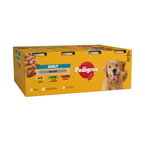 Pedigree Mixed Selection Loaf 12pk (12 x 400g) pack shot