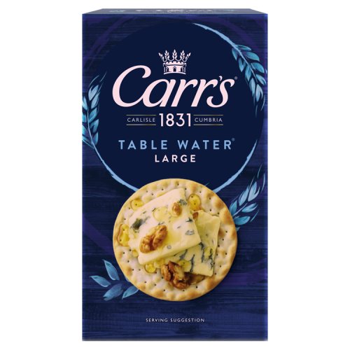 Carrs Table Water Large Crackers 200g pack shot