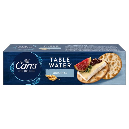 Carrs Table Water Biscuits 125g pack shot