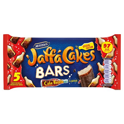 McVities Jaffa Cakes Cola Bar 5pk pack shot