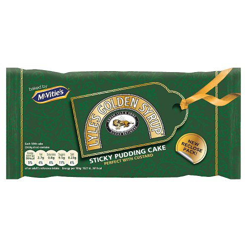 McVities Golden Syrup Bar Cake 8s 224g pack shot