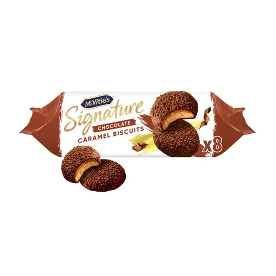 McVities Signature Chocolate Caramel 162g pack shot