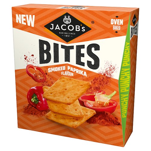 Jacobs Bites Smoked Paprika 125g pack shot
