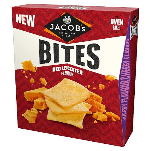 Jacobs Bites Red Leicester 125g pack shot