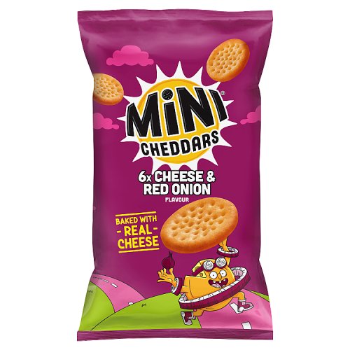 Jacobs Mini Cheddars Ched & Red Onion 6pk 138g pack shot