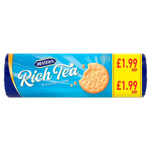 McVities Rich Tea Biscuits PM 1.99 300g pack shot