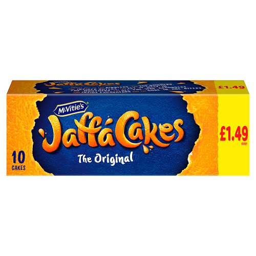 McVities Jaffa Cakes Original 10 Cakes PM £1.49 110g pack shot