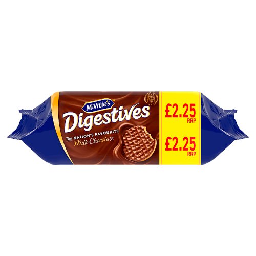 McVities Milk Chocolate Digestives PM £2.25 266g pack shot