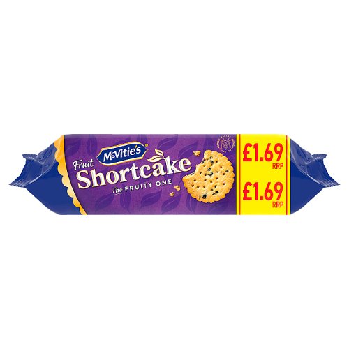 McVities Fruit Shortcake PM £1.69 200g pack shot