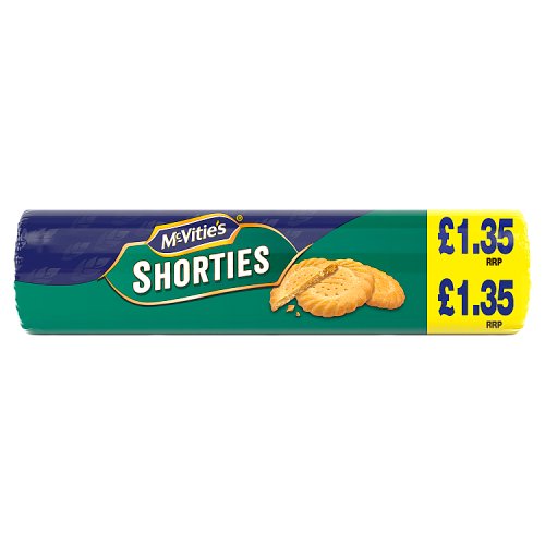 McVities Shorties PM £1.35 300g pack shot