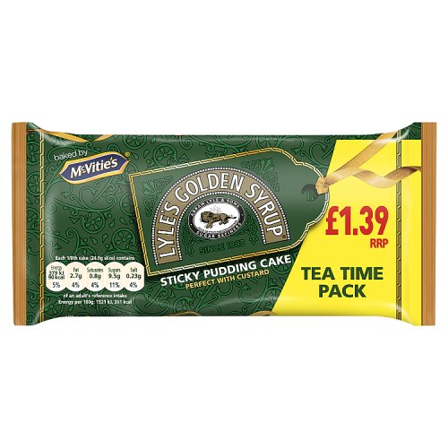 McVities Golden Syrup Cake 200g PM £1.39 pack shot