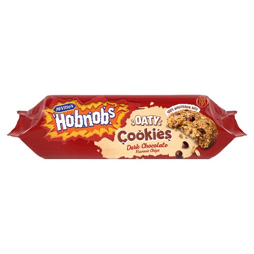 McVities Hobnob Oaty Cookie Dark Chocolate 155g pack shot