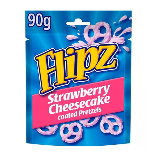 Flipz Pouches Strawberry Cheesecake 90g Ltd pack shot