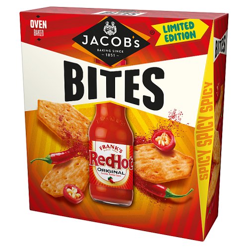 Jacobs Bites Franks Red Hot Original 125g pack shot