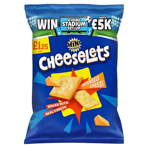Jacobs Cheeselets PM £1.25 90g pack shot