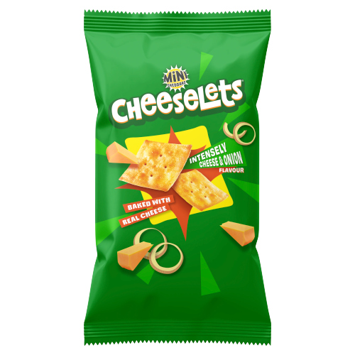 Jacobs Cheeselets Cheese & Onion 6pk (6 x 24.5g) pack shot
