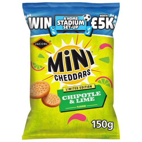 Mini Cheddars Grab Bag Chipotle & Lime 45g pack shot