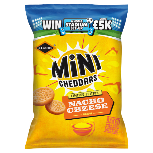 Jacobs Mini Cheddars Nacho Cheese 150g pack shot
