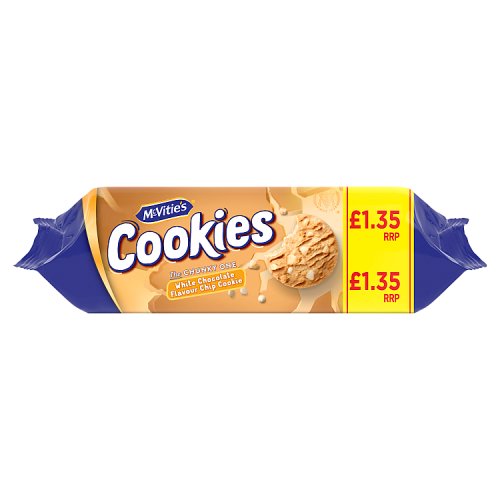 McVities White Choc Chip Cookes 150g PMP pack shot