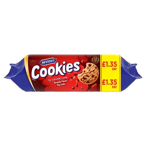 McVities Choc Chip Cookies 150g PMP pack shot