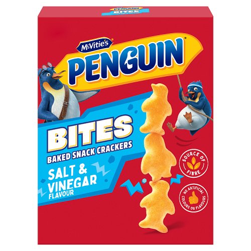 Penguin Bites Salt & Vinegar 125g pack shot