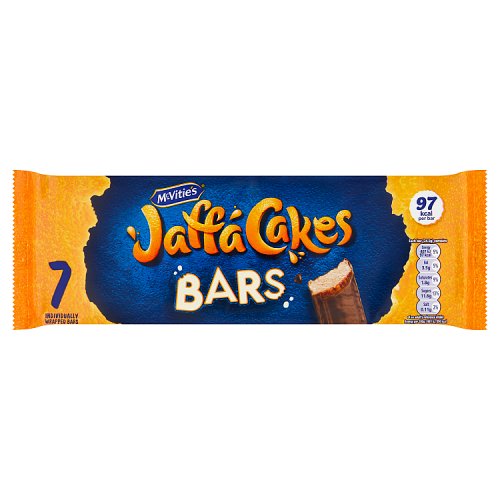 McVities Jaffa Cake Bars 7pk 172g pack shot