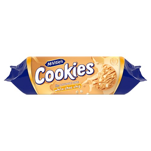 McVities White Choc Chip Cookies 150g pack shot